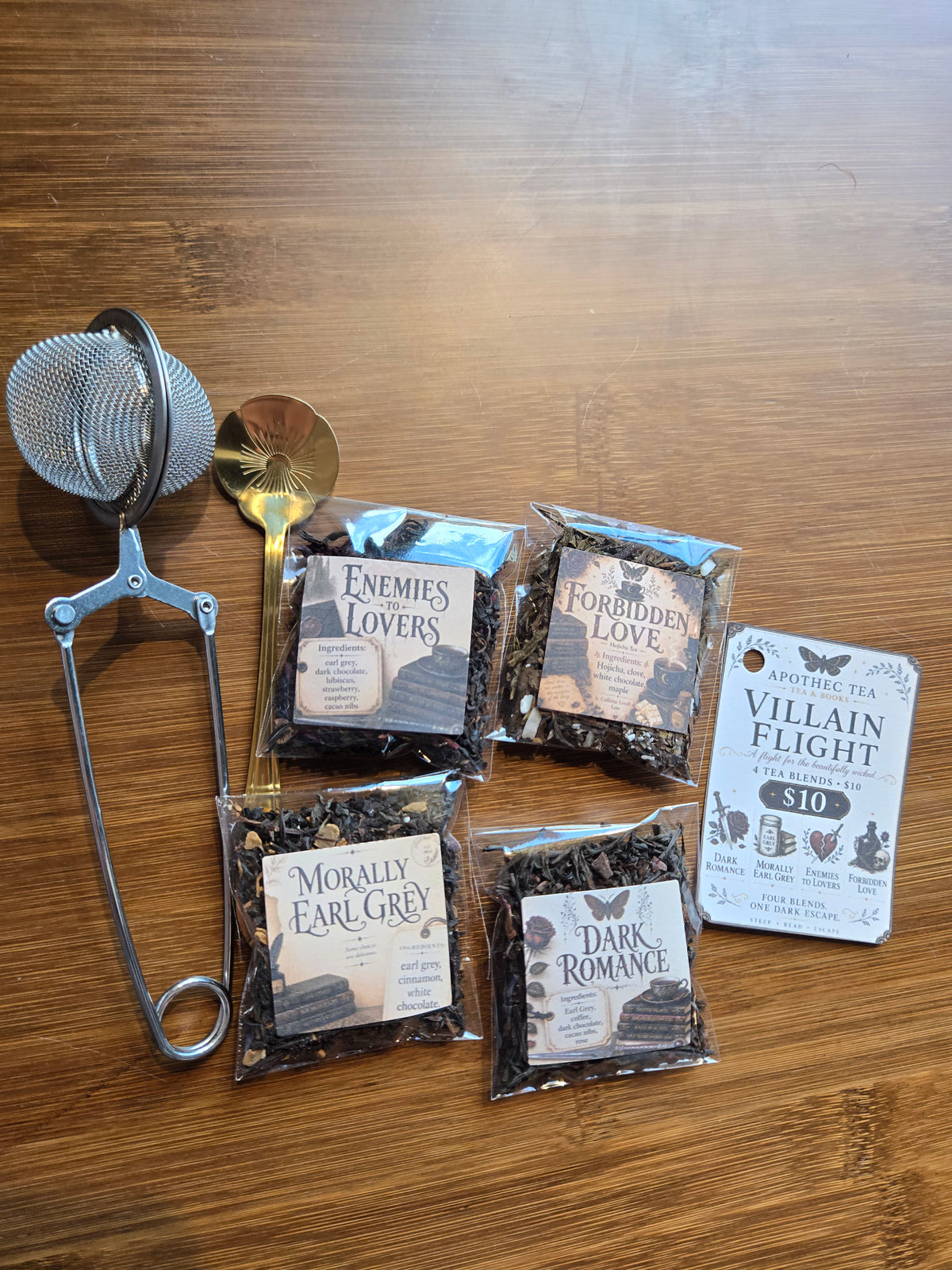 Bookish Tea Flights