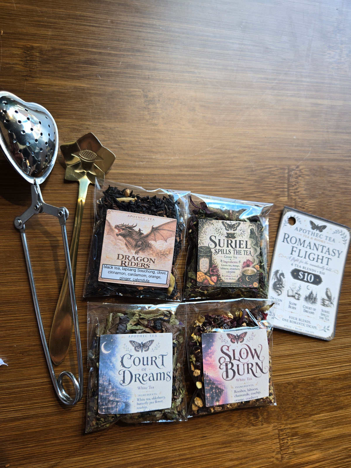 Bookish Tea Flights
