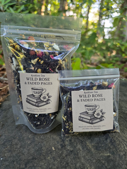 Wild Rose & Faded Pages